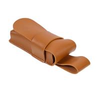 PLAFOPE Harmonica in Brown Leather Protective Sleeve Lightweight and Portable Harmonica Holder Bag for Suitable for Carrying and Storage