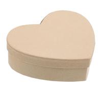 PLAFOPE Heart Shaped Boxes for Flowers Wrapping Boxes Kraft Paper with Look and Simple Design for Bridal Shower Packaging Party Favors and Holding Small