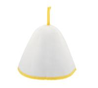 PLAFOPE Heat Resistant Sauna Hat for Men and Women Felt Russian Banya Cap Absorbent Bath Hair Drying Accessory Easy Wear and Multi Use Bathing Shower Cap