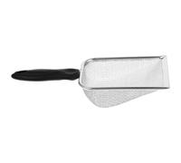 PLAFOPE Heavy Duty Stainless Steel Cat Litter Scoop with Fine Mesh and Long Handle for Easy Cleaning and Sifting Cat Litter Waste, for Pet Owners and Sand Trays