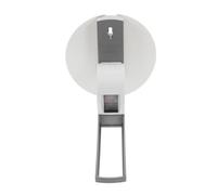 PLAFOPE Height Measuring Tool Height Measuring Tape Wall Mounted with Wall Plate, 220cm, White, Abs Iron, and Adults, Space Saving Growth Chart