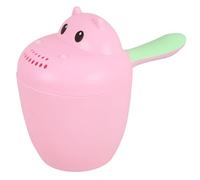 PLAFOPE Hippo Shaped Shampoo Rinse Cup Bath Cup for Toddlers Rinser for Bath Boys and Girls Hair Washing Aids