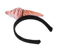 PLAFOPE Ice Cream Cone Headband Hair Hoop Brown Fabric Creative Birthday Hair Decor Photo Props for Women and Boys and Girls