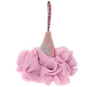 PLAFOPE Ice-Cream Cone Shaped Shower Balls Mesh Bath Flowers Pe Material Polyester Filled Cotton Hanging Rope Can Be Hung to Air Dry Easy to Use for Hotel and Gift for Friends Bath Random
