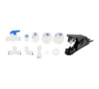 PLAFOPE Ice Maker Water Line Connector Kit 9PCS Ice Maker Line Adapter Fittings Set for Refrigerator Installation