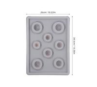 PLAFOPE Jewelry Beading Board Measurement Scale, Large Bracelet Design Tray for Necklace and Bead Organizing, Bead Working Tray for DIY Bracelet Making and Jewelry Crafting