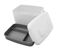 PLAFOPE Large Capacity Portable Double-Layer Medicine Box for Home Use Household Storage Case with Smooth Opening Compact Design for Family Outdoor and Sports Team Emergency Kit