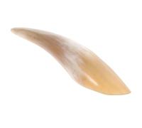 PLAFOPE Large Cattle Horn Gua Sha Scraping Massage Tool with Smooth Edges for Face and Body Traditional Chinese Massaging Board for Skin Nourishment and Muscle Relief Random Color
