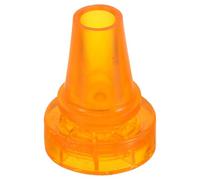 PLAFOPE Large Oxford Fabric Plastic Tips for Walking Canes and Crutches, Anti-Slip Crutch Feet Caps Orange Reinforced Pads, Sturdy Trekking Pole Accessories for Hiking and Mobility Support