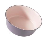 PLAFOPE Large Plastic Foot Soak Tub Pedicure Bucket Thickened round Foot Spa Basin for Home and Salon Use, Purple-white Soaking Basin Suitable for Relaxation and Massage