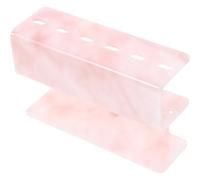 PLAFOPE Lash Tweezer Holder Tweezers Display Rack 5.11x3.14x1.77in Plastic Stylish Marble Pattern Tidy Storage for Eyelash Extensions
