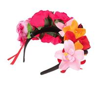 PLAFOPE Lightweight Halloween for Headband Comfortable Flower and Rose Unique Polyester Fabric Hairband with Graceful Design Accessories Women Masquerade and Cosplay