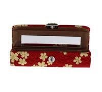 PLAFOPE Lipstick Storage Box Holder Case Mirror for Cosmetics Makeup for Travel and Keeping Lipsticks Organized