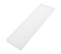 PLAFOPE Long Watercolor Mixing Tray Plastic Palette Practical Pigment Mixing Plate for Artists and Smooth Surface Painting Accessory