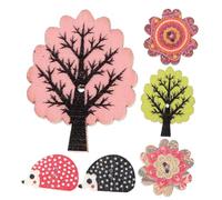 PLAFOPE Magnetic Needle Minders 6pcs Cross-Stitch Needle Holder Set with Adorable Design for Sewing and Quilting Enthusiasts, Random Colors, DIY Embroidery Accessories