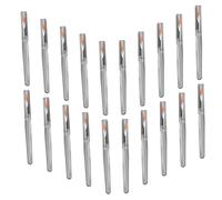 PLAFOPE Makeup Brush Set 20pcs Lip Brush Lid Man-made Fiber Portable Soft Makeup Tools