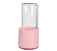 PLAFOPE Makeup Storage Box Makeup Brush Holder round Abs Tpr Material with Lid Large Capacity Minimalist Contemporary Design for Household Desk Organization