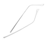 PLAFOPE Metal Glasses Arm Replacement for Men and Women, Silver Eyeglasses Replacement Temple Fine Workmanship, Simple yet Charming Design Suitable for Professional Glasses Shops