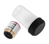 PLAFOPE Microscope Objective Lens 4X Magnification for Biological Microscopy, High-Resolution Optical Lens Attachment with Increased Contrast, Suitable for Lab and Classroom Science Use
