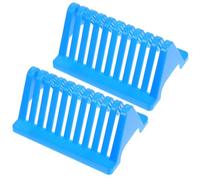 PLAFOPE Microscope Slide Drying Rack for Laboratory Use with Triangle Shape Plastic 2pcs and Versatile Design Preventing Water Accumulation Suitable for Laboratory Setting and Hospitals