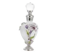 PLAFOPE Middle Eastern Style Empty Perfume Bottle Delicate Vintage Painted Essential Oil Container for Travel and Daily Use Cosmetic Fragrance Accessory