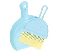 PLAFOPE Mini Cage Clean Kit with Blue Mini Broom and Dustpan Set for Hamster and Guinea Pig Cage Cleaning, Pet Nest Cleaning Tool for Small Animal Care