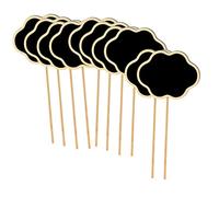 PLAFOPE Mini Chalkboard Toppers Blackboards 20pcs Cloud Shaped Wooden Creative Table Numbering and Writing Messages for Garden Flower Labels and Plants Tags for Weddings and Garden