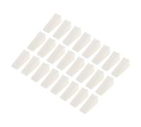 PLAFOPE Mini Triangle Makeup Sponges Sponge Compact Design 40pcs Foundation Cosmetic Wedges Beige to Reach Hard-to-reach Areas on The Go Touchups and Nail Art