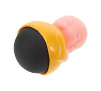 PLAFOPE Miniature Yellow Monk Tumbler with Smooth Texture and Swing Freely Feature, Creative Small Desktop Decoration and Office Table Use, Fun Cartoon Party Favor