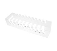 PLAFOPE Mobile Phone Holder Acrylic Multifunctional 10-Grid Desktop Organizer for Phone Display and Meeting Room Storage