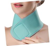 PLAFOPE Moisturizing Gel Neck Wrap for Sagging Skin Tightening and Deep Collagen Therapy Comfortable Soft Material with Stylish Blue Design Suitable for Neckline Lifting and Wrinkle