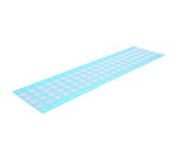 PLAFOPE Mushroom Culture Filter Membranes 80pcs Blue round 16×8mm Eptfe Microporous Adhesive Filter Stickers for Mushroom Bottle Isolation Pads and Cultivation Supplies