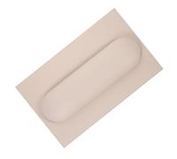 PLAFOPE Nail Art Hand Rest and Table Mat Imitation Manicure Cushion with Wrist Support for Salon and Home Use Easy-clean Nail Art Tool in Milk Coffee Color