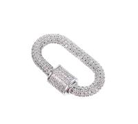 PLAFOPE Necklace Connecting Clasp for Jewelry Making Sturdy DIY Pendant Clasp Replacement Easy to Install Small Jewelry Gift for Craft Lovers