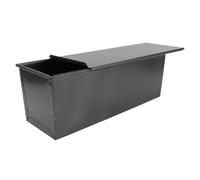 PLAFOPE Non-Stick Bread Baking Mold Toast Box with Ventilated Bottom Lightweight Iron Construction Simple Beautiful Design for Making Toast and Bread