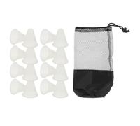 PLAFOPE Outdoor Training Cone Set for Roller-skating Training with 30 White Pe Agility Cones and Carry Bag to Proficiency and Agility in Roller Sports