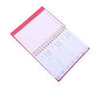 PLAFOPE Password Keeper Notebook A6 Spiral Password and Username Organizer with Alphabet Tabs Red Pp Cover Internet Login Log Book for Office School and Home Use