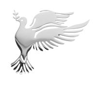 PLAFOPE Peace Dove Brooch Pin Lightweight Metal Lapel Pin Elegant Bird Jewelry for Mourning Memorial Travel Work Social Gatherings