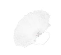 PLAFOPE Pet Bridal Veil Adjustable Buckle Non-woven Material White Crown Pattern Charming Flowing Style Ready to Wear Cat Wedding Accessories for Photo and Perform Costumes