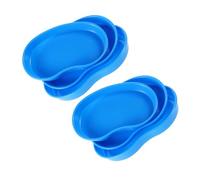 PLAFOPE Pill Trays Pill Separator Tray 6pcs Plastic for Kidney Shaped Cart Medication Distribution Lightweight Tablet Organiser Compact and for Nurses Healthcare Workers Hospital