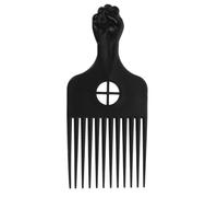PLAFOPE Plastic Comb for Women Hair Pick Comb Easy to Operate Do Not Damage The Scalp Black Plastic Hair Styling Tool for African Hairstyles Home and Car Use