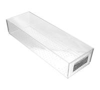 PLAFOPE Plastic Drawer Storage Box Partition for Kitchen Makeup Sundries Organizer Compartment Storage Case for Desk Wardrobe