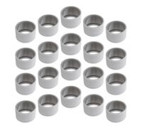 PLAFOPE Plastic Tube Bushing Sleeve with Non-Slip Textured Surface 20pcs 22mm to 19mm Round Adapter Tool-Free Installation, Reducing Fatigue for Wheelchair and Walking Frame Accessories