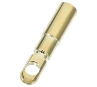 PLAFOPE Plated Brass Terminal: Audio Input Reducer Gauge Wire Crimp - O Shape Car Audio Cable Terminal - Automotive Fitting - Ideal For 8-10GA Cable