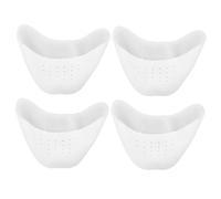 PLAFOPE Pointe Shoe Toe Pads 2 Pairs Soft Gel Foot Protector Thickened Toe Covers for Ballet Dance High Heels for Female Dancers