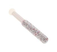 PLAFOPE Portable Concealer Brush with Rhinestone Handle, Mushroom Head Design Sponge Foundation Applicator for Effortless Blending, Small Drumstick Shape Makeup Tool for Women and Girls