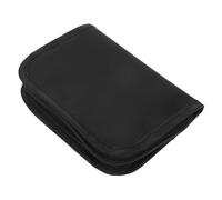 PLAFOPE Portable Diabetic Supplies Travel Case Black Organizer with Multiple Compartments Thickened Polyester Cover for Efficient Test Storage and Easy Monitoring The Go