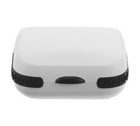 PLAFOPE Portable Hearing Aid Travel Case Small Hard Protective Storage Box Shockproof Impact Resistant Organizer for Seniors Lightweight Compact White