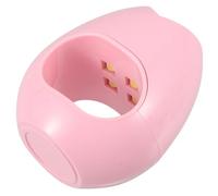 PLAFOPE Portable Mini USB Nail Dryer Gel Nail Curing Lamp for Manicures with Quick-Drying Function and Single Finger Use, Stylish Pink Plastic Design on The Go