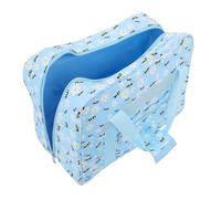 PLAFOPE Portable Sewing Machine Storage Bag with Trolley Handle Capacity Organizer for Knitting Yarn Crochet Travel Tote with Multiple Pockets Hanging Lightweight Case for Sewing